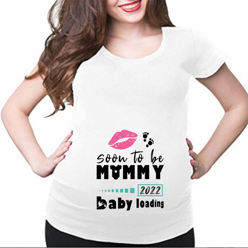 2025 Export Baby Loading Printed Short-Sleeved T-Shirt Women'S Tops - Image 5