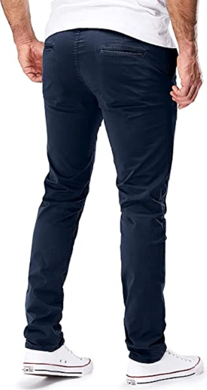 Cedy Denim Classic Chino Men's Trousers with Side Pockets Gabardine C401-1