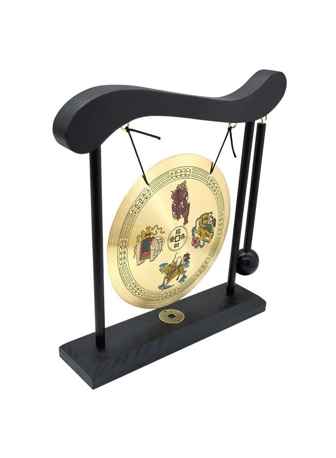 Hooshing Brass Gong Feng Shui Desktop Zen Art Home Decor Housewarming Congratulatory Lucky Blessing Gift - Image 3