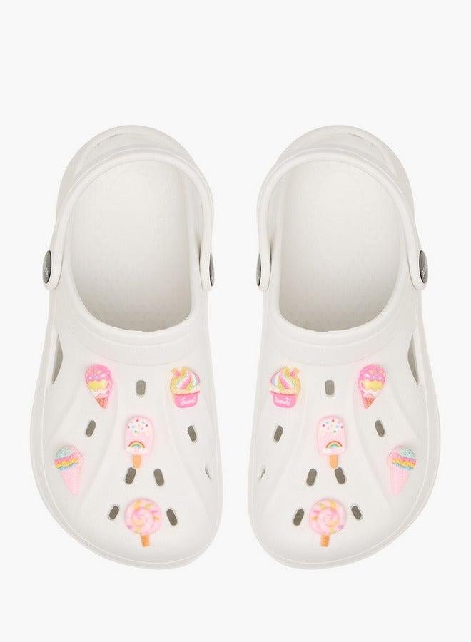 أكوا صنادل بناتي مزينة بحزام خلفي - Image 3