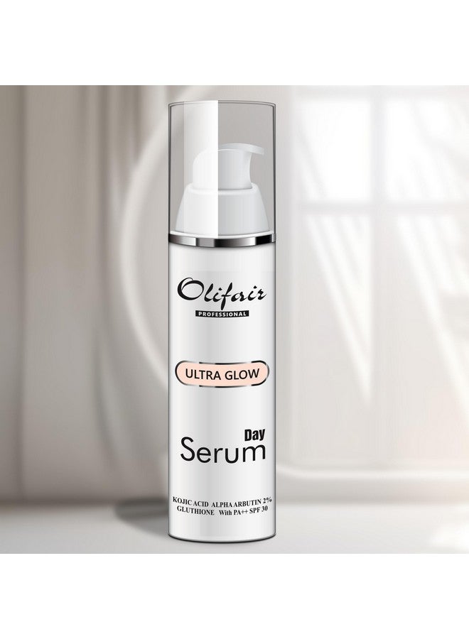 Olifar Ultra Glow Day Serum With Kojic Acid Alpha Arbutin And Glutathione And Pa++ Spf30 (30 Ml)