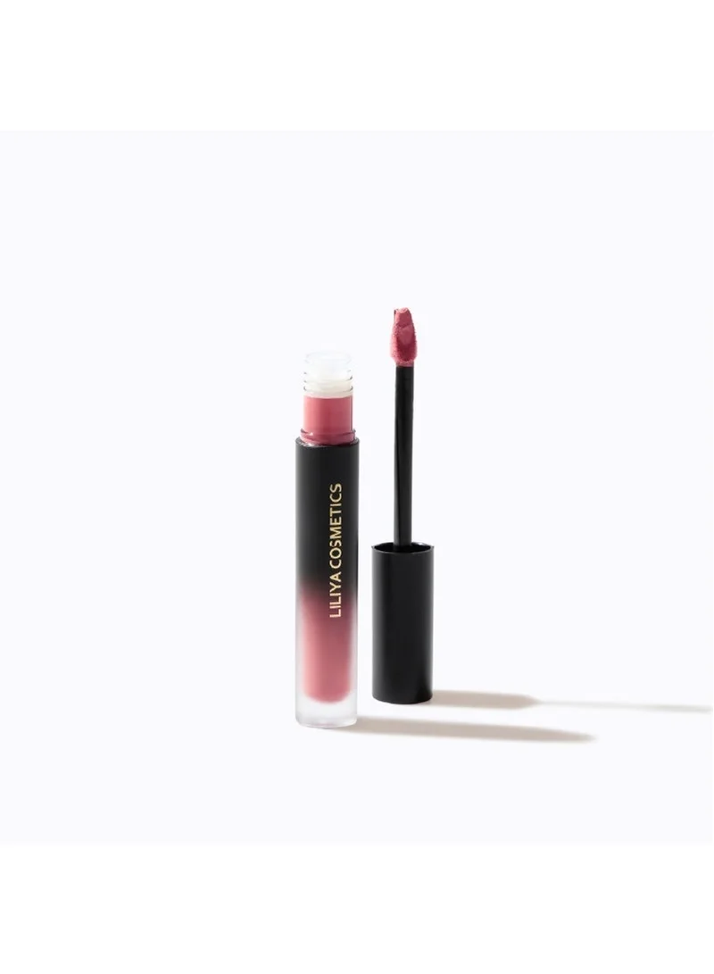 Liliya Cosmetics Matte Liquid Lipstick Long Lasting | Transfer Resistant Velvet Finish | Innocent Nude