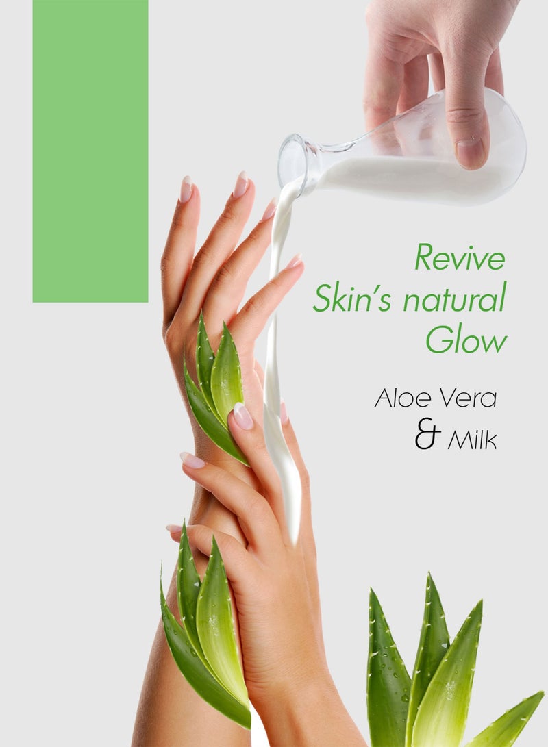 كول اند كول لوشن الجسم كول آند كول ريفايف راديانس 750 مل - تركيبة مرطبة مع الصبار والحليب، غير دهني وخالي من البارابين، يعزز البشرة المنعشة واللامعة - Image 3