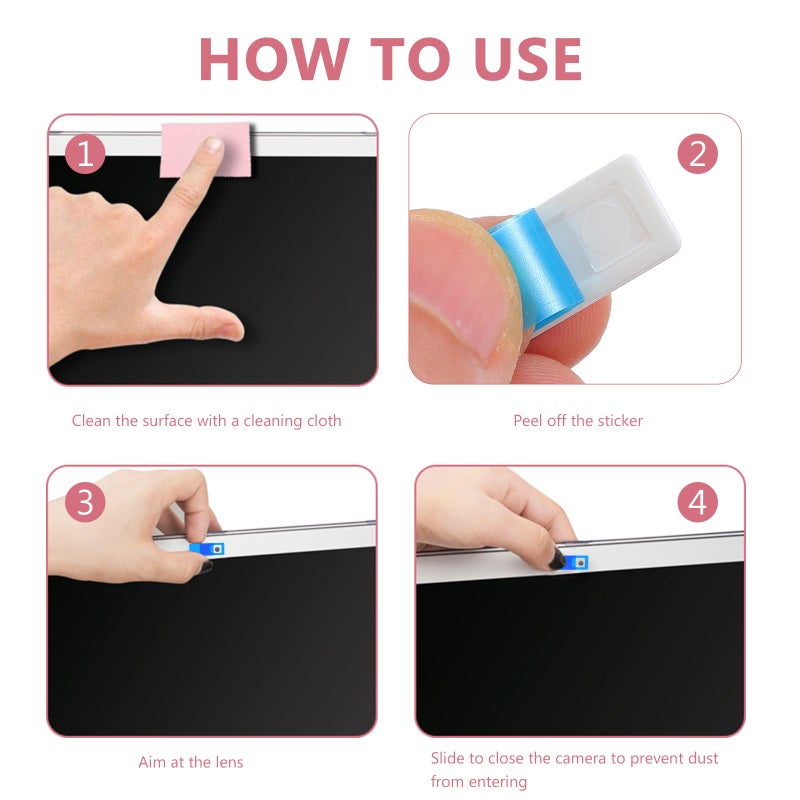 Webcam Privacy Slider Cover, Easy to Install and Remove, Ensures Security and Convenience - Image 3