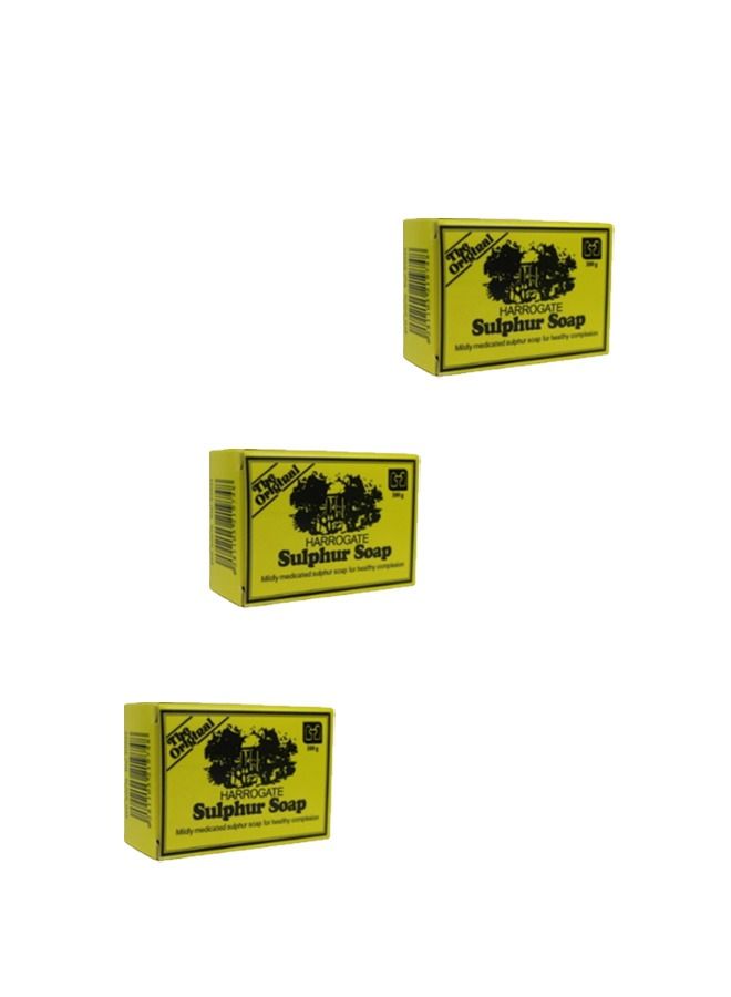 هاروغيت 3 قطع  من صابون الكبريت البرتقالي لبشرة صحية من هاروجيت 100X3 جرام - Image 2