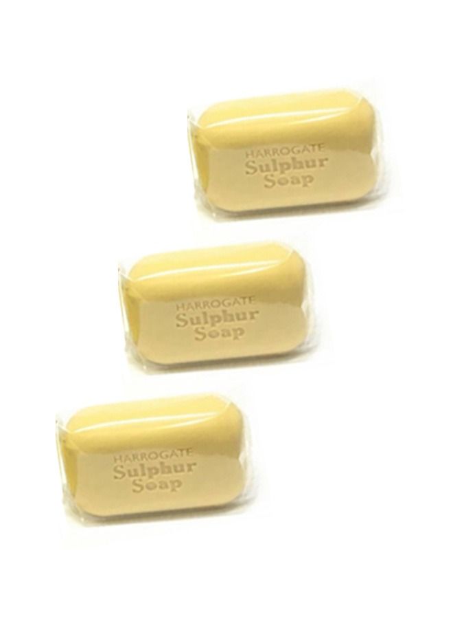 هاروغيت 3 قطع  من صابون الكبريت البرتقالي لبشرة صحية من هاروجيت 100X3 جرام - Image 3