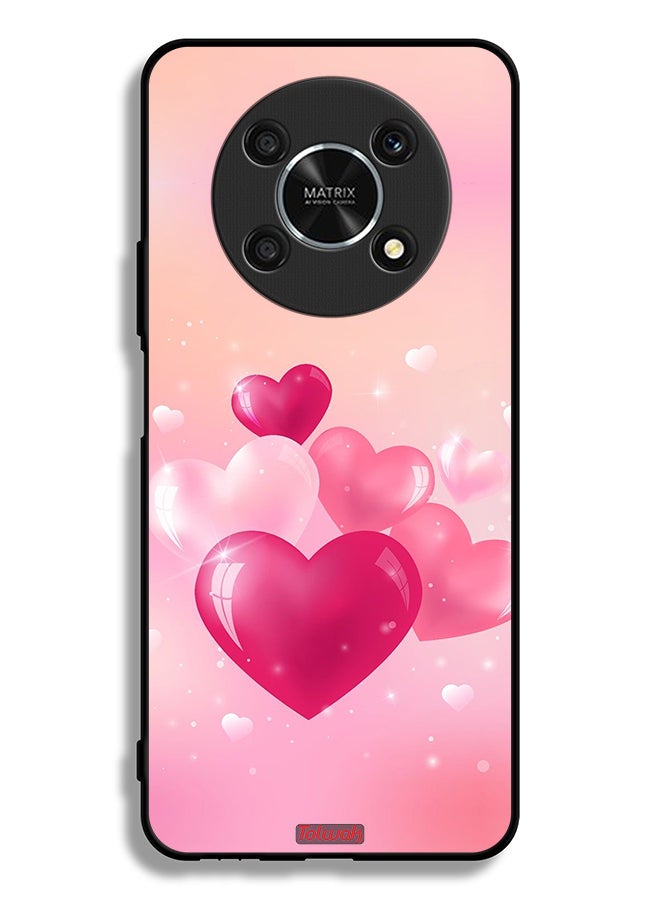 Tolwak Honor X30 5G Protective Case Cover Beautiful Hearts Art - Image 2