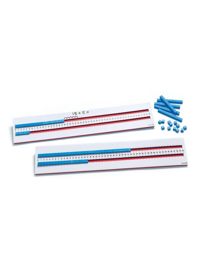 Didax Educational Resources Base Ten Dual# Line Track, Multi, 0.5 H X 20.5 L X 4.75 W