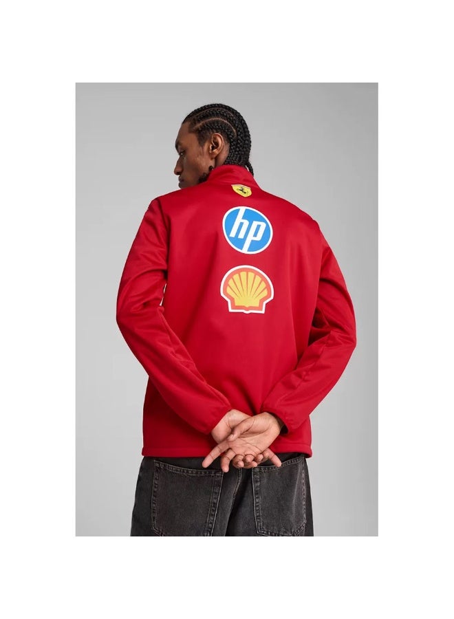 Ferrari F1  team 2025 soft-shell sports jacket - windproof and insulated coat - racing suit Puma - Image 4