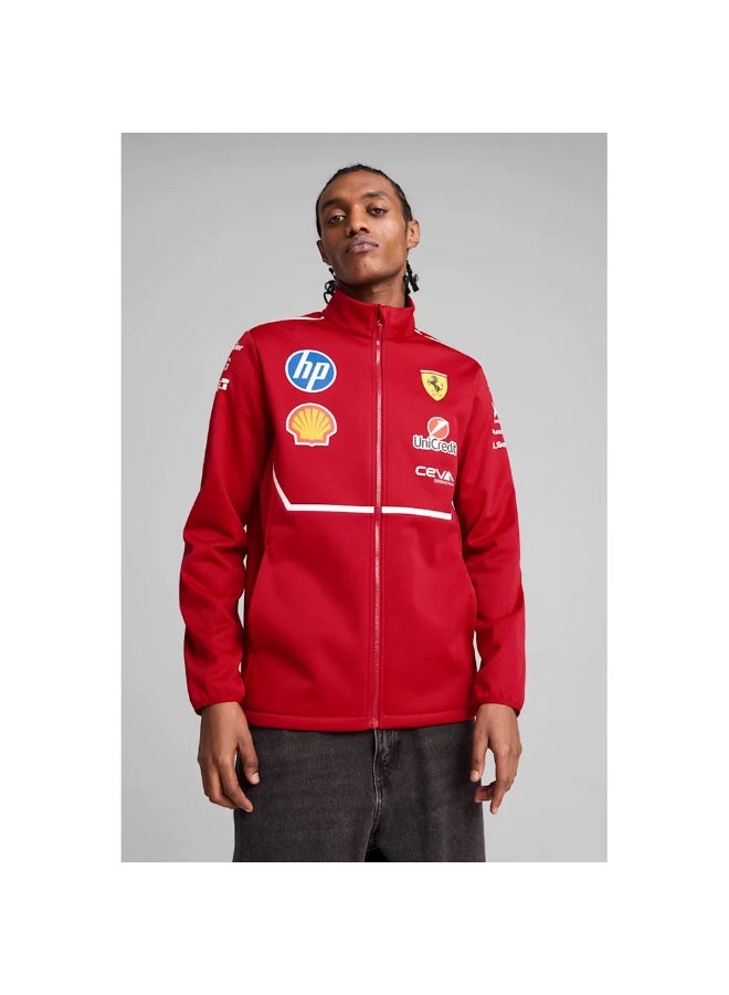 Ferrari F1  team 2025 soft-shell sports jacket - windproof and insulated coat - racing suit Puma - Image 3