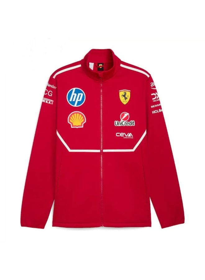 Ferrari F1  team 2025 soft-shell sports jacket - windproof and insulated coat - racing suit Puma - Image 1