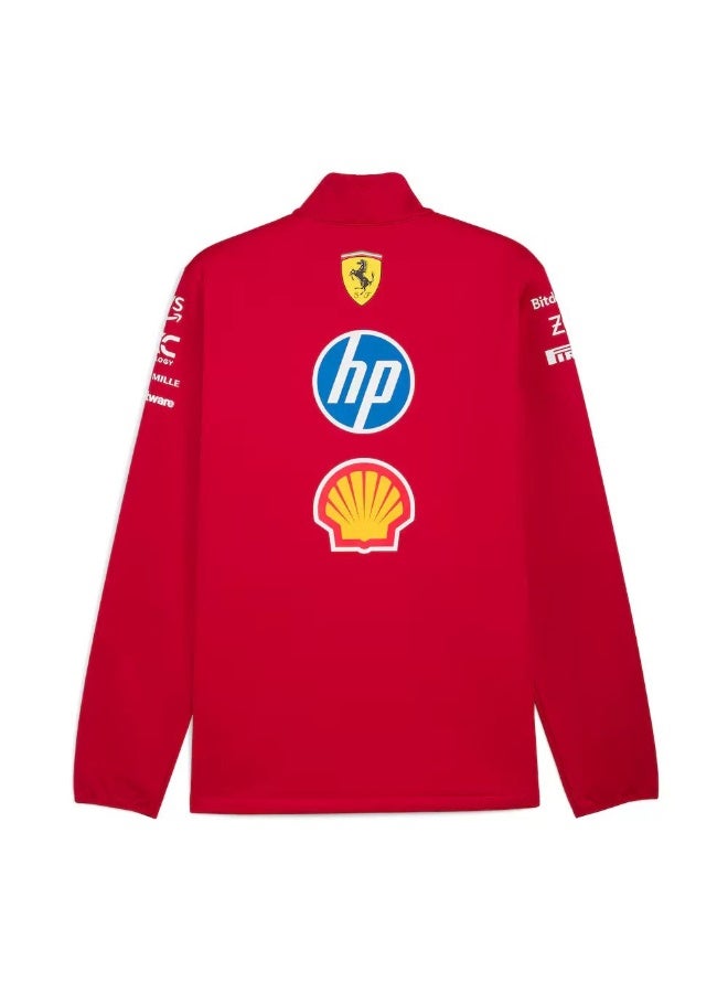 Ferrari F1  team 2025 soft-shell sports jacket - windproof and insulated coat - racing suit Puma - Image 2
