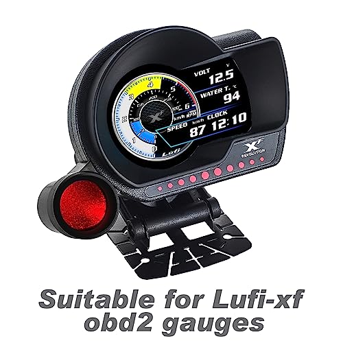 Lufi ضوء التحول لوفى (ضوء أحمر)، ملحق ضوء إنذار لعداد Xf OBD2 عرض عدادات X1، لاصق مزدوج الجوانب - Image 2
