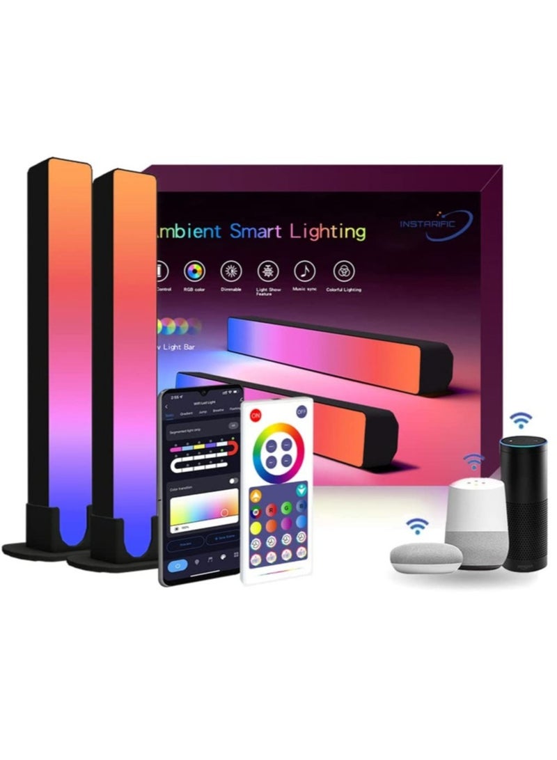 Smart LED Light Bars Compatible with Google Assistant - Image 1
