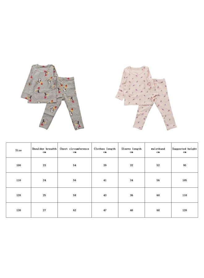 Kids Thermal Underwear Set, Toddler Long Johns Underwear, Children's Long Johns Underwear Base Layers - Image 3