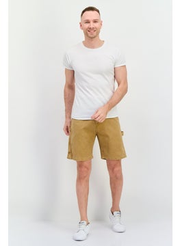 Jack Jones Men Solid Basic Short, Tan  - Image 4