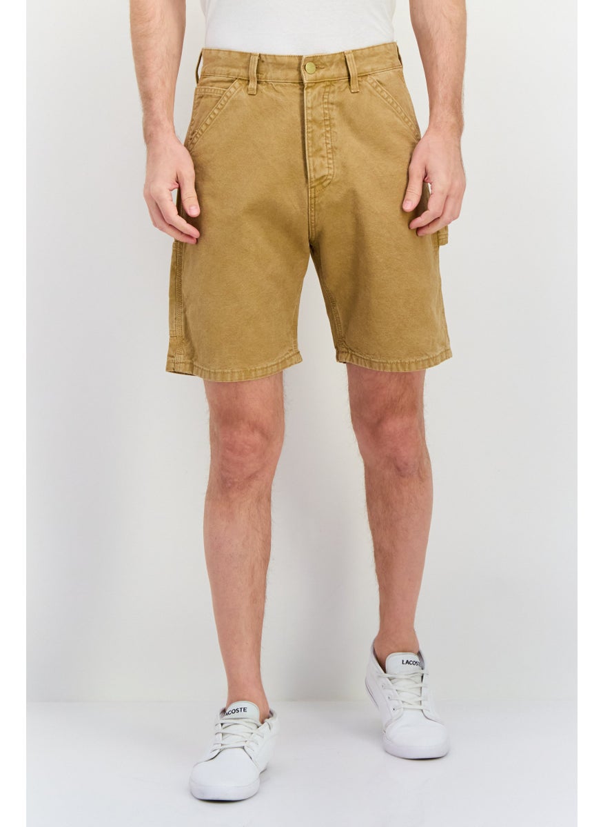 Jack Jones Men Solid Basic Short, Tan  - Image 1