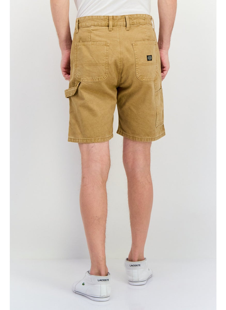 Jack Jones Men Solid Basic Short, Tan  - Image 3