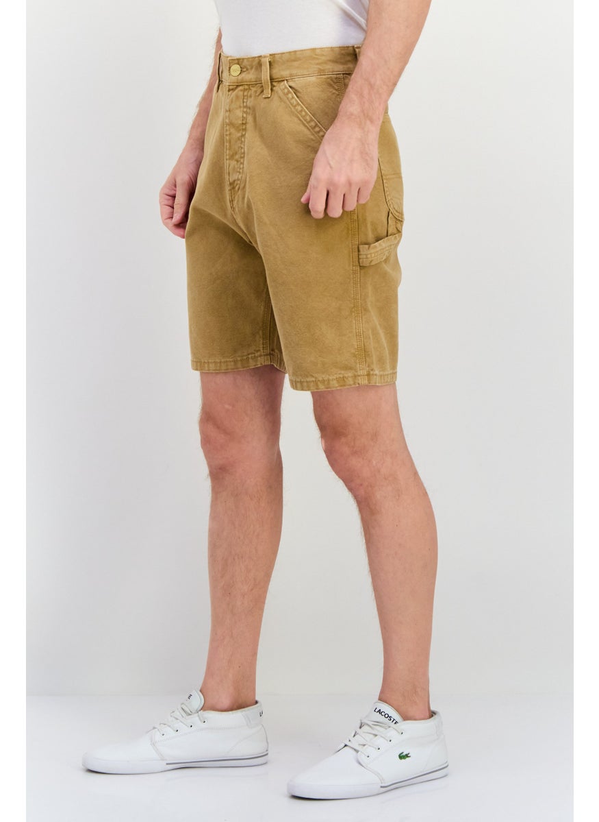Jack Jones Men Solid Basic Short, Tan  - Image 2
