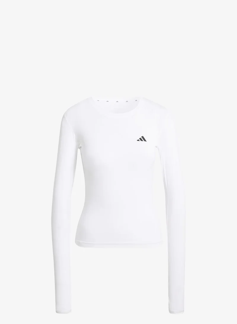 اديداس تيشيرت رياضي مُحدد الشكل بكم طويل من تشكيلة PrimeLift Essentials