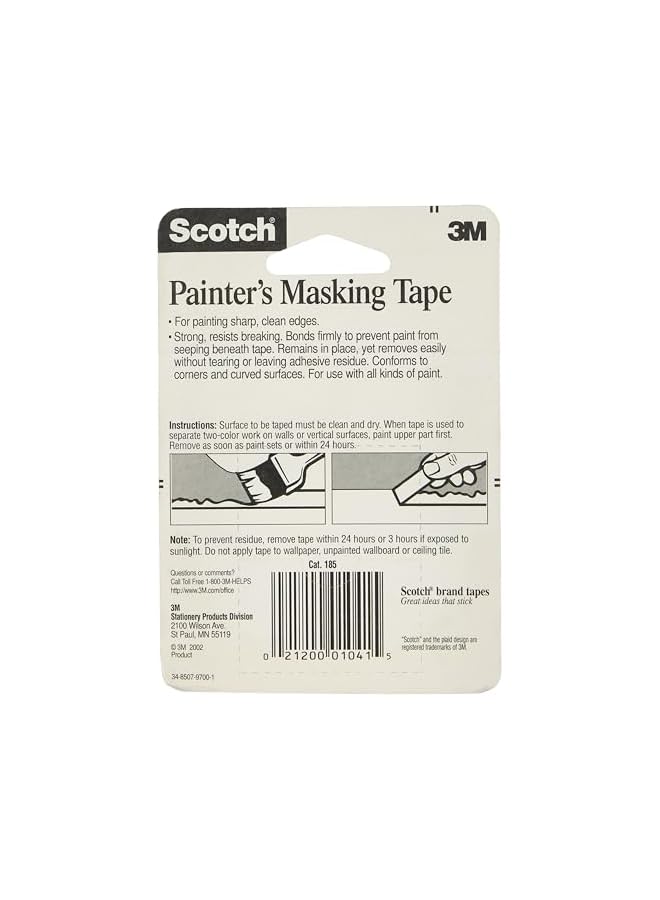 Scotch  Scotch Painter'S Masking Tape - .190cm X 2540cm  - Image 2