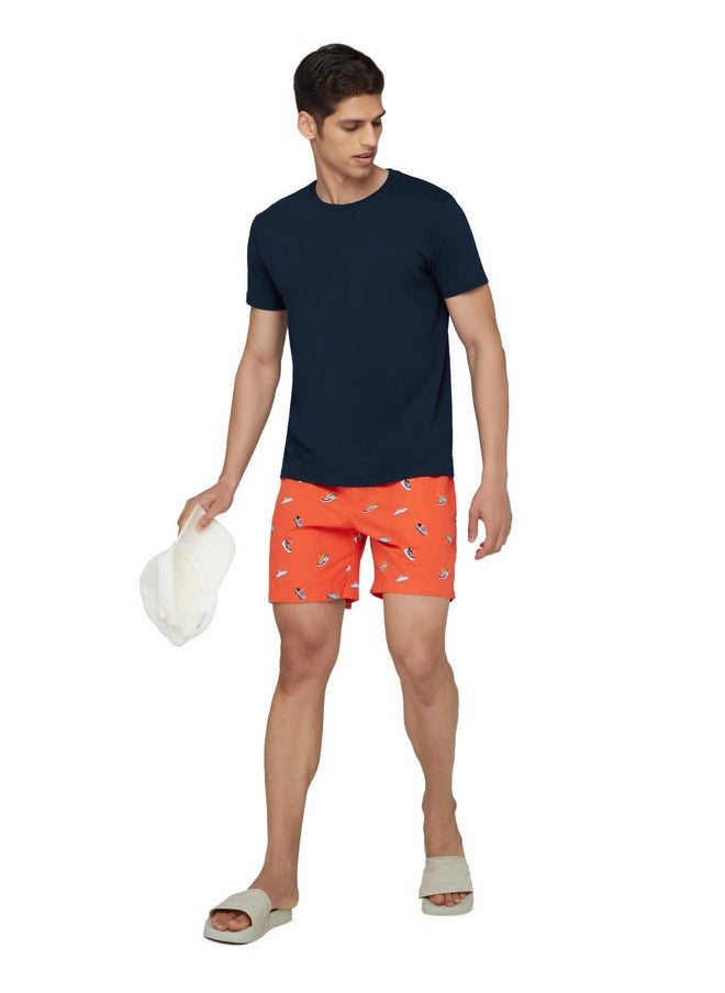 XYXX - XYXX Men's Cotton Boxer Shorts (Pack of 1) (XYBOX51L_Shoes_Orange_L) - Image 1