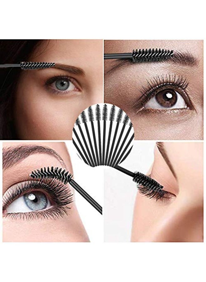 4 Curved Craft Scissors Stainless Steel Unisex Eyebrow Kit Eyebrow Scissors Slant Tweezers And Eyebrow Brush for Eyebrow Eyelash Extensions Pink Set