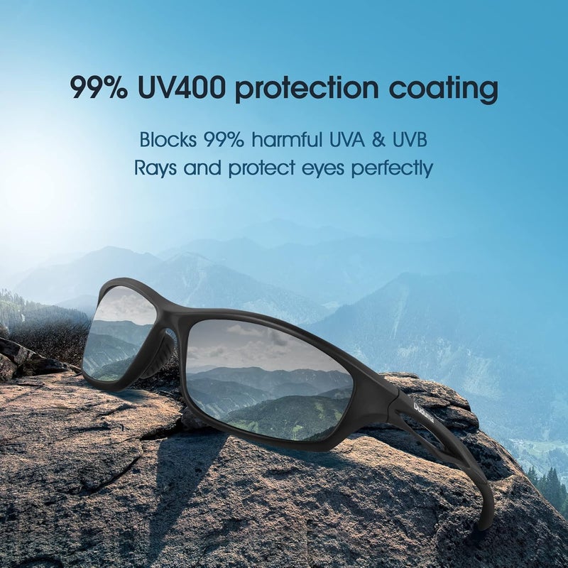 Duduma Polarized Sports Sunglasses for Men Women Running Cycling Fishing Golf Driving Shades Sun Glasses Tr90 - Image 2