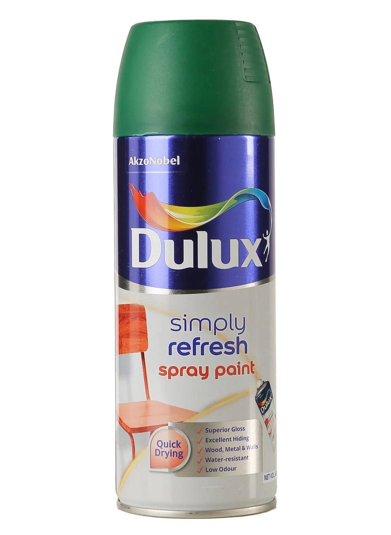 Dulux - Simply Refresh Spray Paint 400 ML Matt Dark Green - Image 1