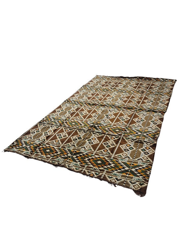 SMART HOME Large 270x170cm Ground Mat with Waterproof Tarpaulin Backing – Moisture-Resistant Trench Mat – Practical Heritage Outdoor Rug for Garden, Camping, and Picnics - Image 4