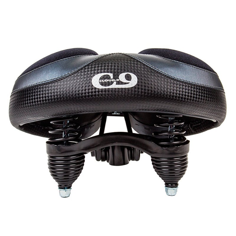 Cloud-9 Cruiser Select Saddle, 10.5" x 10.75", Black Lycra Top - Image 2