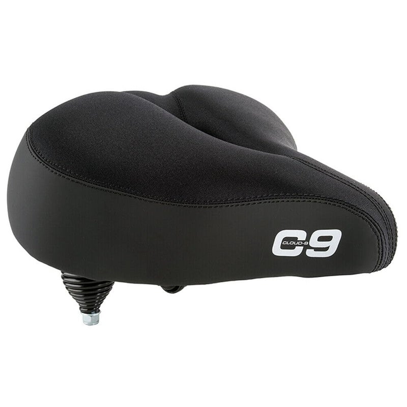 Cloud-9 Cruiser Select Saddle, 10.5" x 10.75", Black Lycra Top - Image 1