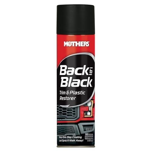 Mothers 06110 Back-to-Black Trim & Plastic Restorer Aerosol, 10 oz. - Image 1