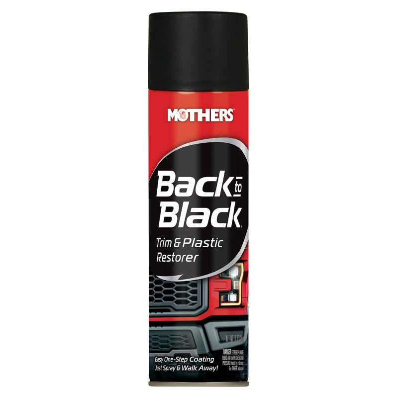 Mothers 06110 Back-to-Black Trim & Plastic Restorer Aerosol, 10 oz. - Image 5