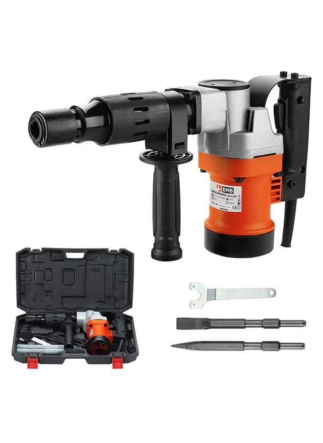 LAWAZIM Pro7 Demolition Hammer with Plastic Case -1300W- Portable High Impact Electric Jack Hammer to Break and Demolish - for Building Concrete Bricks Tiles Walls Floor Chipping Renovation and Construction  - Image 1
