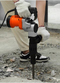 LAWAZIM Pro7 Demolition Hammer with Plastic Case -1300W- Portable High Impact Electric Jack Hammer to Break and Demolish - for Building Concrete Bricks Tiles Walls Floor Chipping Renovation and Construction  - Image 2