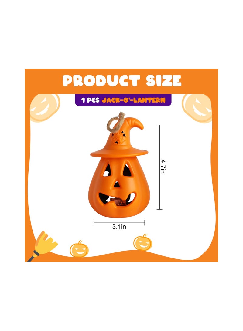 Highland 1 Piece Double Sided Pumpkin Skull Halloween LED Hanging Light - Image 4