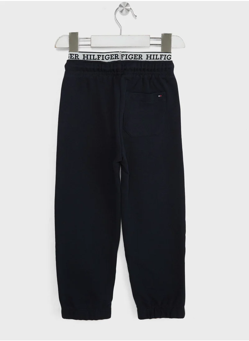 TOMMY HILFIGER Kids Crest Logo Sweatpants