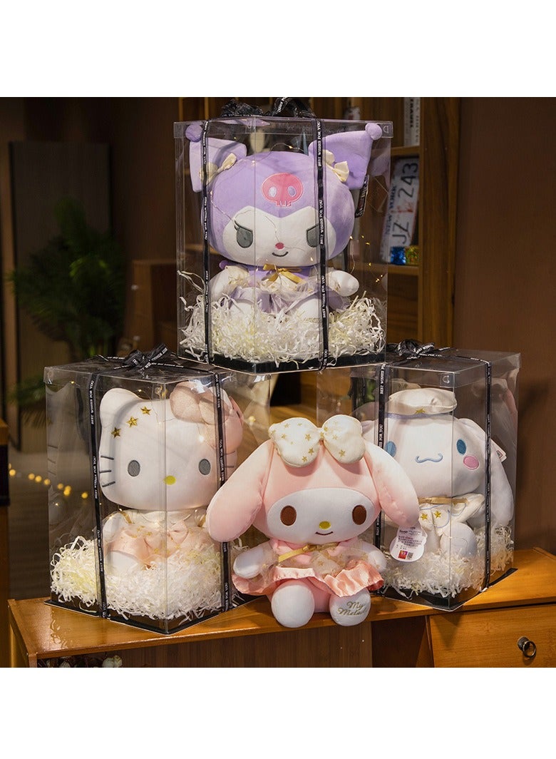general Platinum Series Kulomi Doll Plush Toy Melody KT Cat Big Eared Dog Doll Girl Valentine's Day Birthday Gift Box Set (35cm) - Image 3