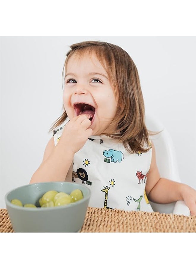 Baby Feeding Bib – Waterproof Baby Smock Bib, Wearable Apron to Prevent Getting Dirty (Panda) - Image 3