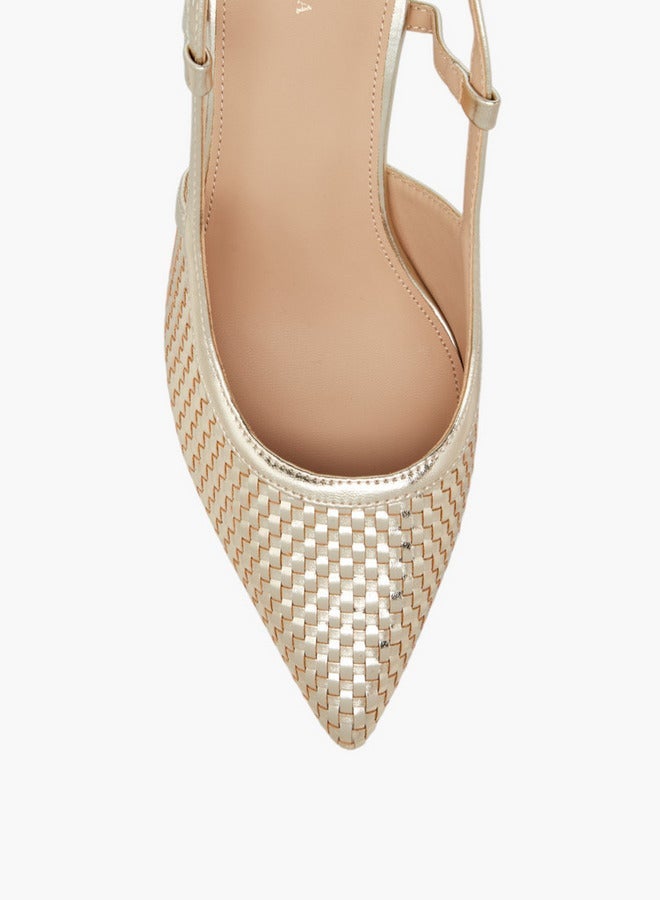 فلورا بيلا من شو إكسبرس أحذية مدببة بنعل خارجي بنعل مدبب وكعب مائل وإغلاق بإبزيم - Image 4