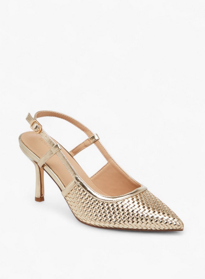 فلورا بيلا من شو إكسبرس أحذية مدببة بنعل خارجي بنعل مدبب وكعب مائل وإغلاق بإبزيم - Image 2