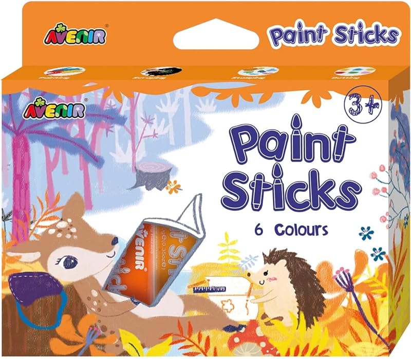 Avenir Metallic Paint Sticks Six Colors Multi