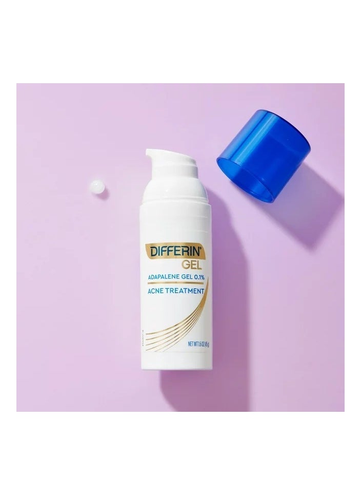 differin - Differin Gel for Acne Treatment 0.1% Adapalene Pump 15g - Image 1