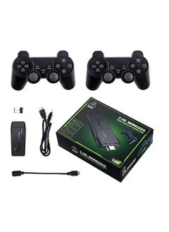 M8 Wireless Game Console 2.4G HD Arcade PS1 Home TV Mini Game Console U Bao Retro Game Console Wireless Gamepad Controller M8 64G (new package)
