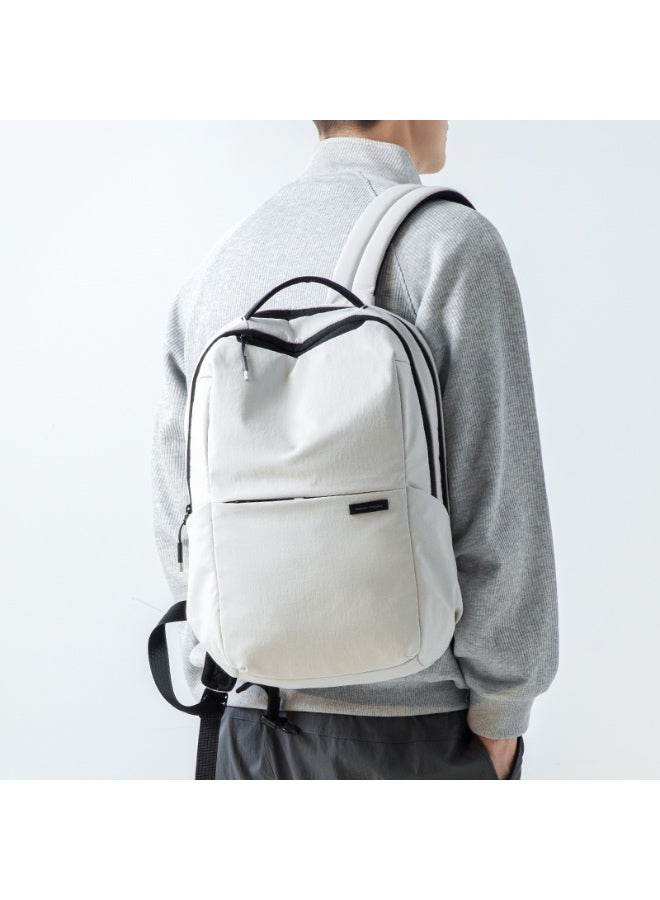 Mark Ryden MR1106 White Light Line Series Backpack – Ultra Lightweight 0.74kg, Fits 15.6” Laptop & Tablet, Water-Resistant Oxford Fabric, YKK Zipper, Adjustable Straps - Image 2