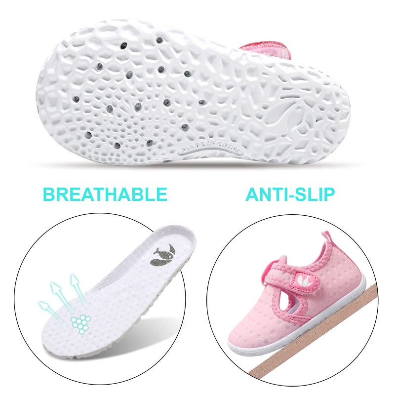 FEETCITY Water Shoes Kids Boys and Girls Aqua Socks Quick Dry Barefoot for Beach Outdoor Sports Toddler 7 - Image 2