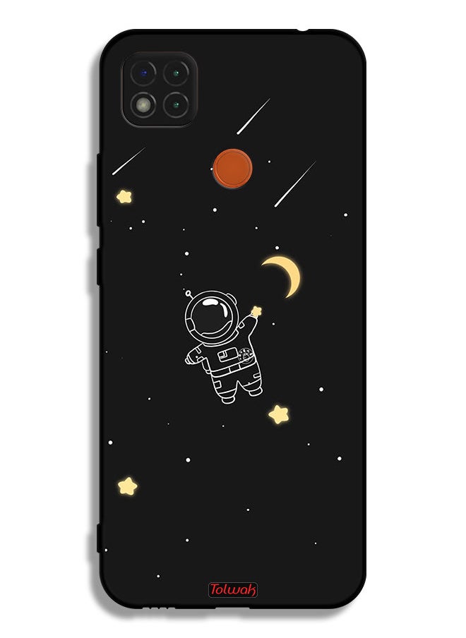 Tolwak Xiaomi Redmi 9C Protective Case Cover Astronaut Art Clip  - Image 2