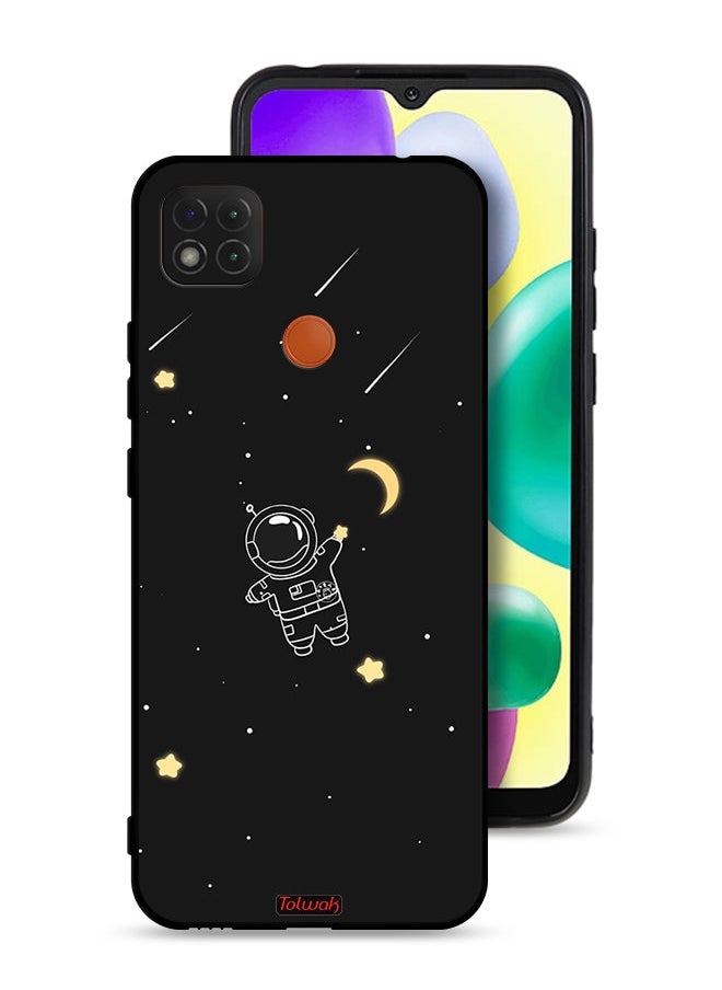 Tolwak Xiaomi Redmi 9C Protective Case Cover Astronaut Art Clip  - Image 1