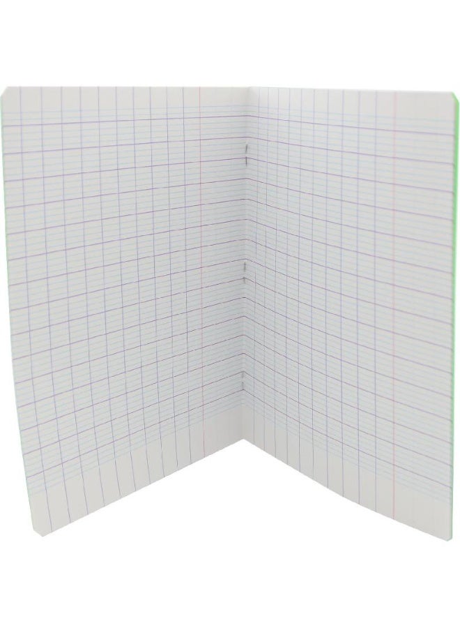 كونكويرانت دفتر ملاحظات (سييس) ١٧ × ٢٢ سم، ٣٢ صفحة (١٦ ورقة)، مسطر مربع (فرنسي)، أخضر - Image 2